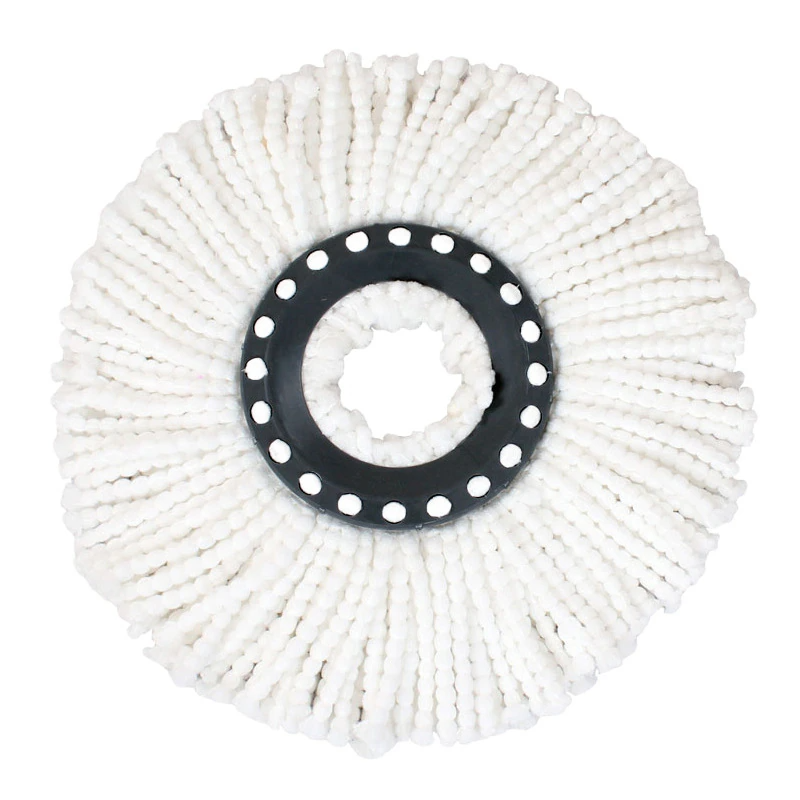 image-6 Pack Microfiber Spin Mop Head Refills - Universal 6" Fit 