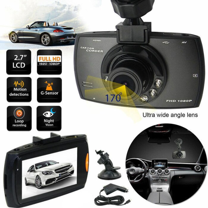 image-2.7" Full HD 1080P Dual Dash Cam - Front & Rear Night Vision