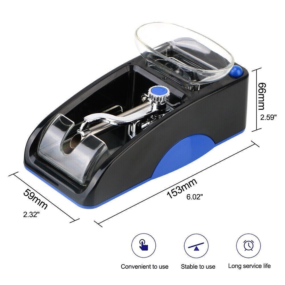 image-Electric Cigarette Rolling Machine - Automatic Tobacco Injector