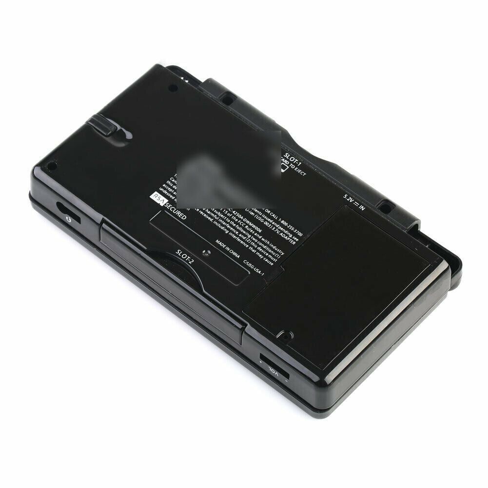 image-Nintendo DS Lite Full Replacement Housing Shell Kit - Black