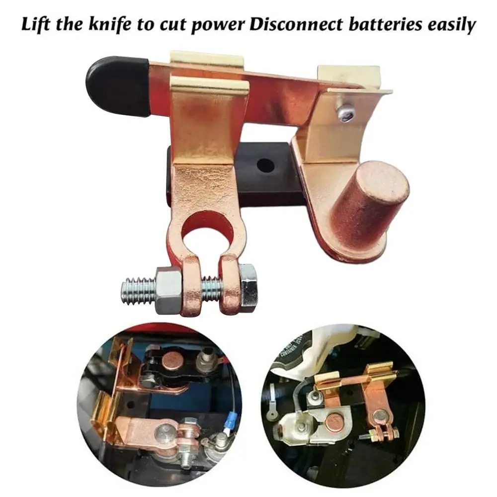 image-Universal Battery Isolator Switch 12V-24V - Brass & Copper