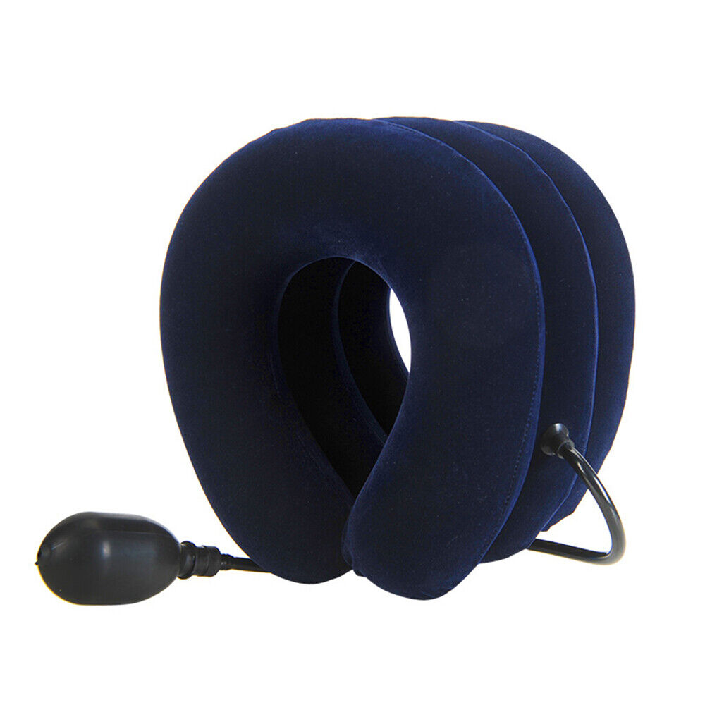 image-Inflatable Cervical Neck Traction Device for Pain Relief