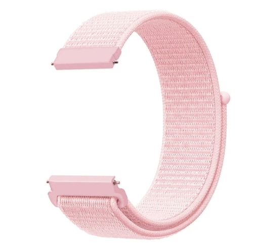 image-Woven Nylon Sport Loop Watch Band with Quick Release Strap