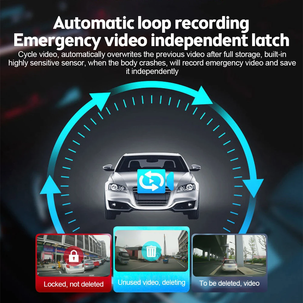 image-2.7" Full HD 1080P Dual Dash Cam - Front & Rear Night Vision