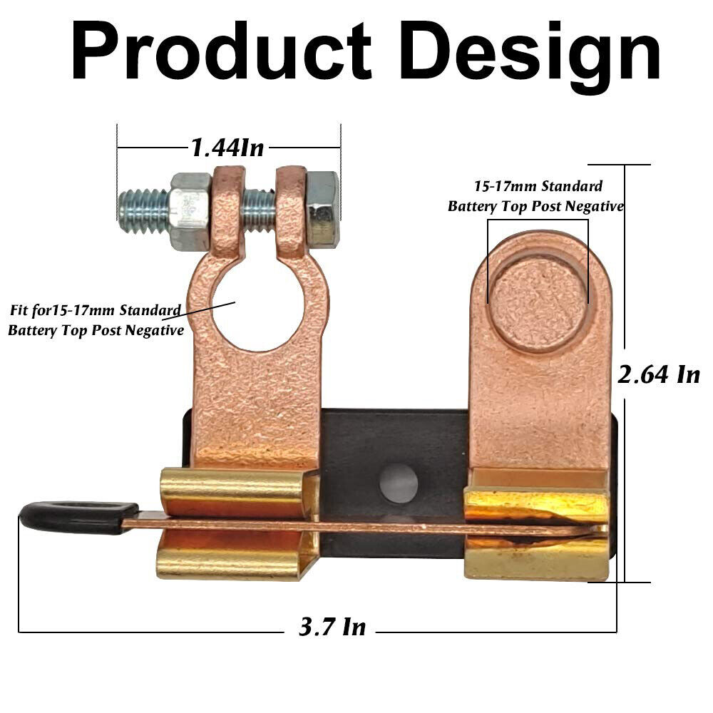 image-Universal Battery Isolator Switch 12V-24V - Brass & Copper