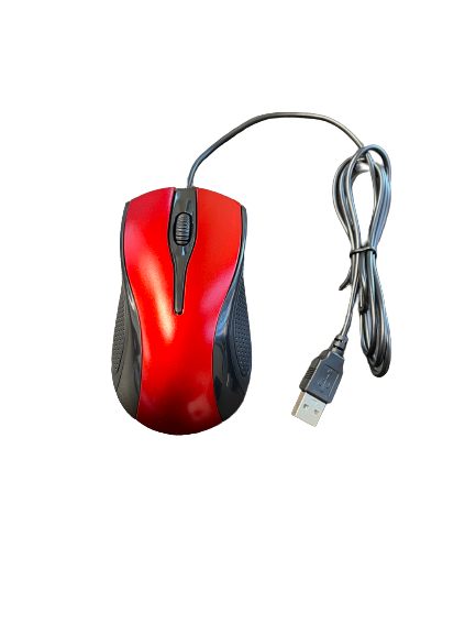 image-USB Wired Optical Mouse - Silent Click 800 DPI Ergonomic