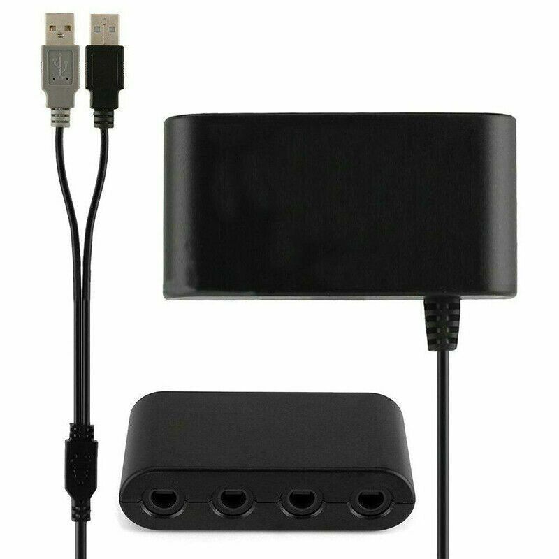 image-GameCube Controller Adapter for Switch, Wii U & PC - 4 Port