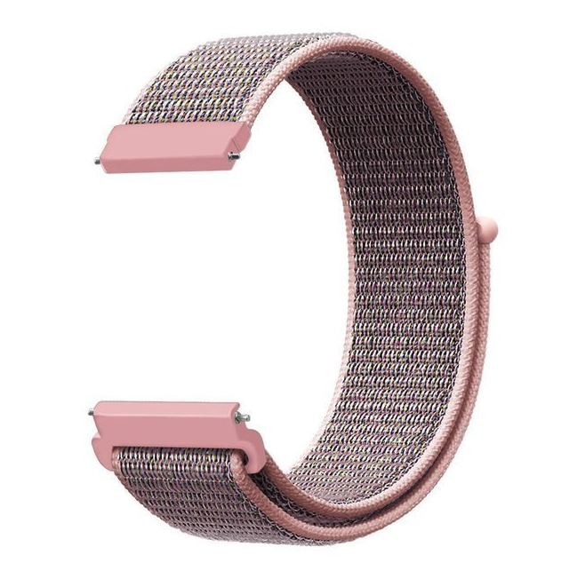 image-Woven Nylon Sport Loop Watch Band with Quick Release Strap