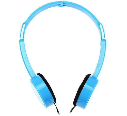 image-Retractable Foldable Wired Headphones with Microphone - 3.5mm Jack
