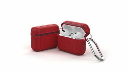 image-Luggage-Style Silicone Case for Apple AirPods - Solid Color