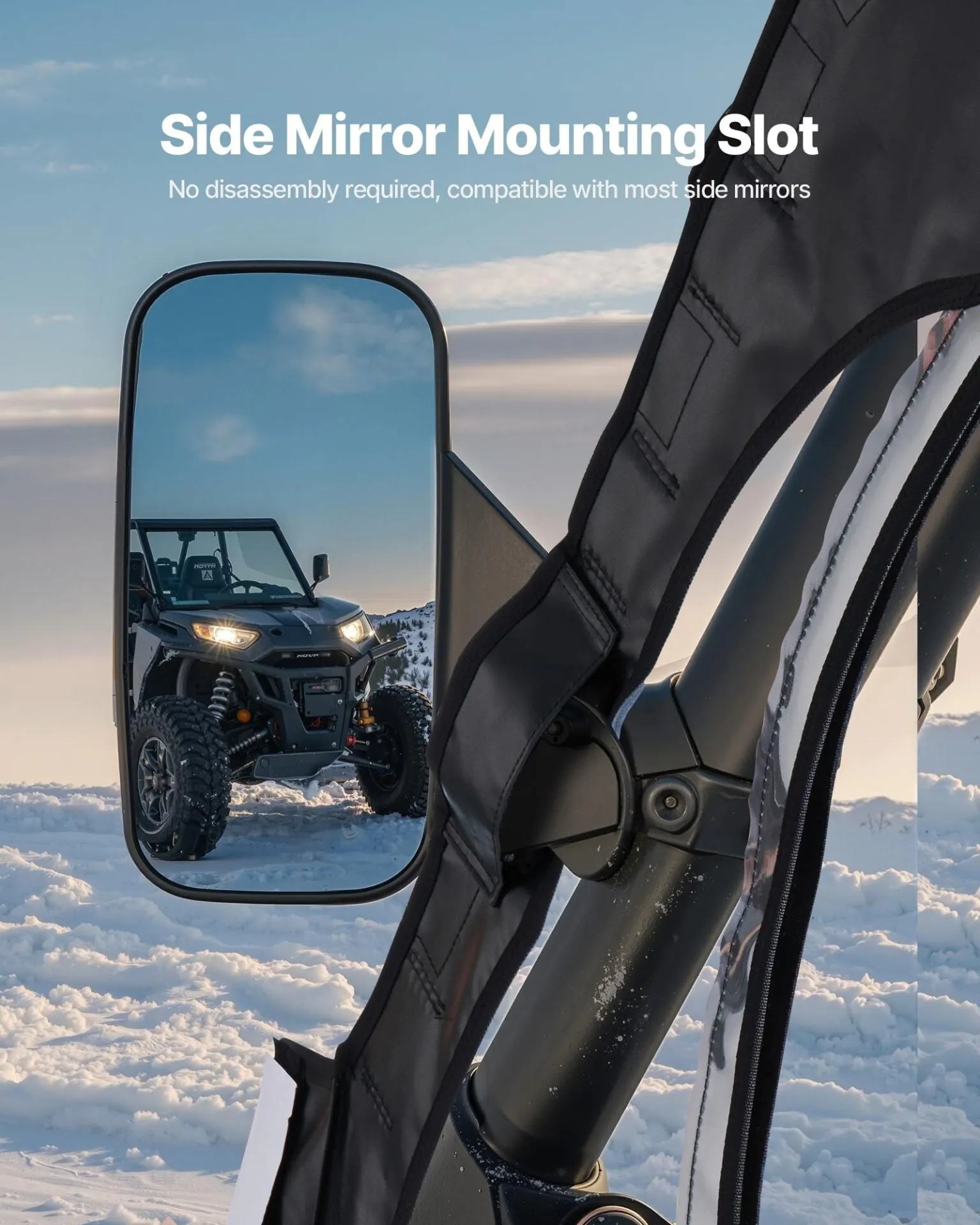image-VEVOR Cab Enclosure Upper Doors CFMOTO Uforce 1000 XL