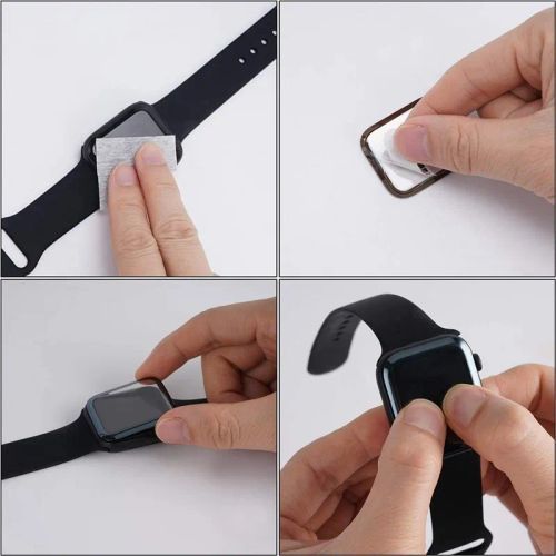 image-3D Waterproof Apple Watch Screen Protector - All Series 1-7 Nano-Coated Glass