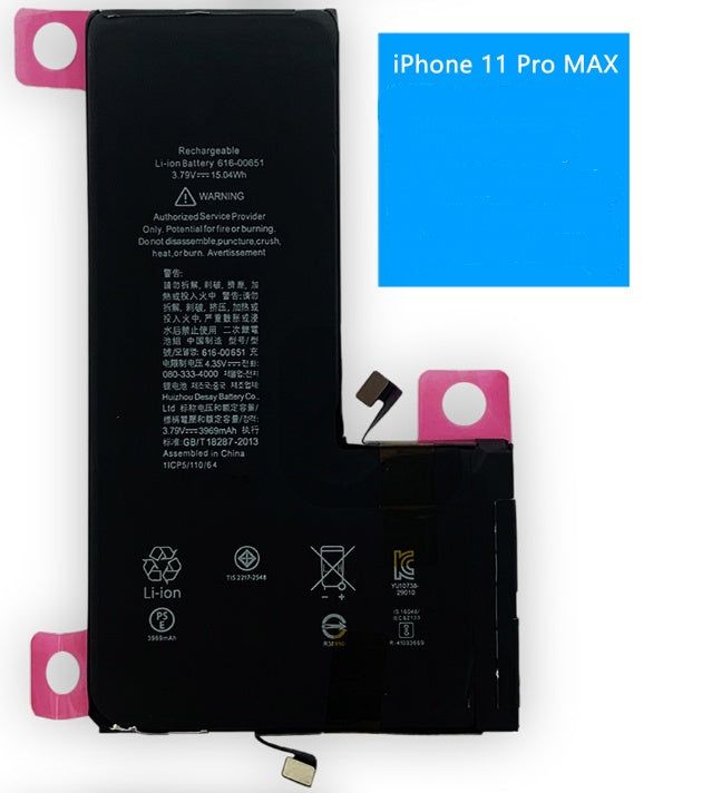 image-Large Capacity iPhone Lithium Battery Panel - 2501-3000MAh 