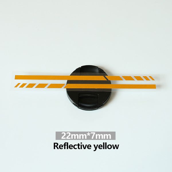 image-Side Mirror Reflective Car Stickers - Red, Black, Yellow, Blue, White 