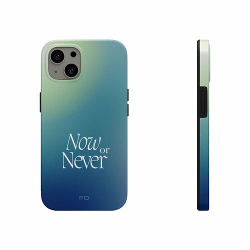 image-Now or Never Tough iPhone Case - Wireless Charging Compatible