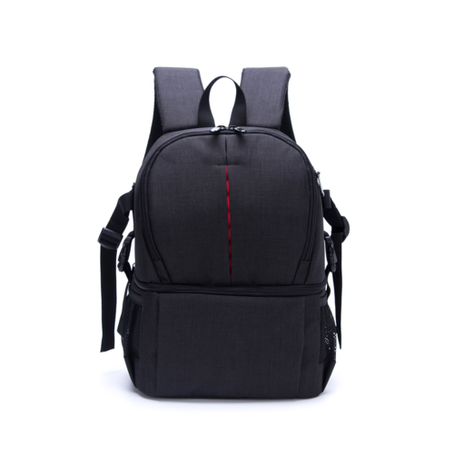image-Waterproof Anti-theft Men's Camera Backpack - Nylon DSLR Bag