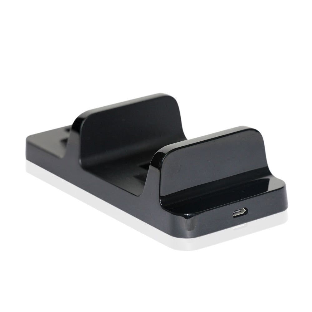 image-Charger Handle for PS4 Slim - Black Plastic Dual Seat