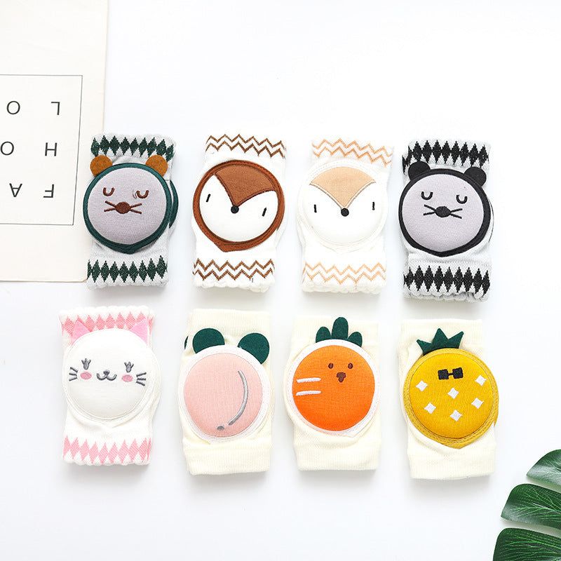 image-Baby Cartoon Knee Pads for Crawling