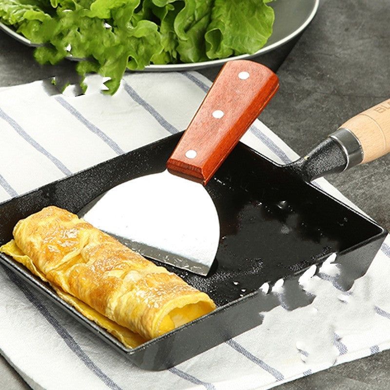 image-Tamagoyaki Non-stick Cast Iron Pan Black