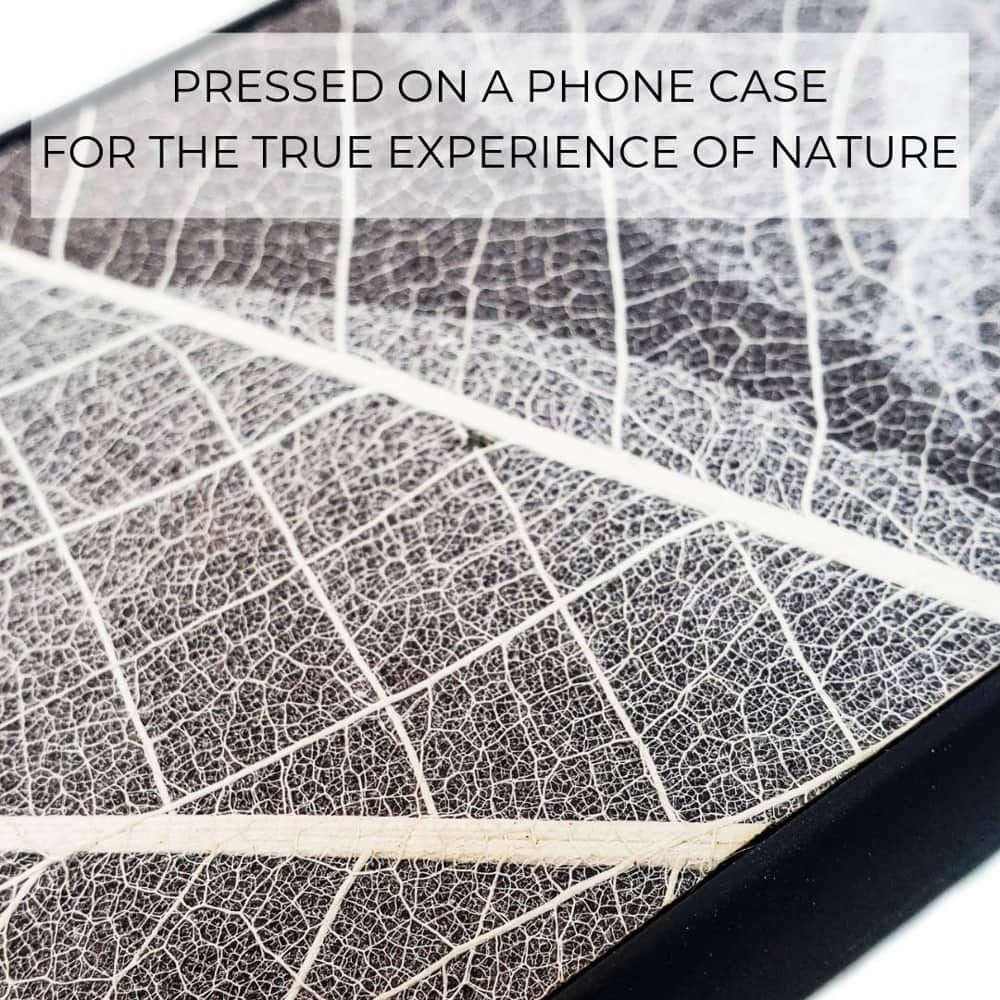 image-Chakra Yoga Phone Case - Organic Skeleton Leaves Symbol