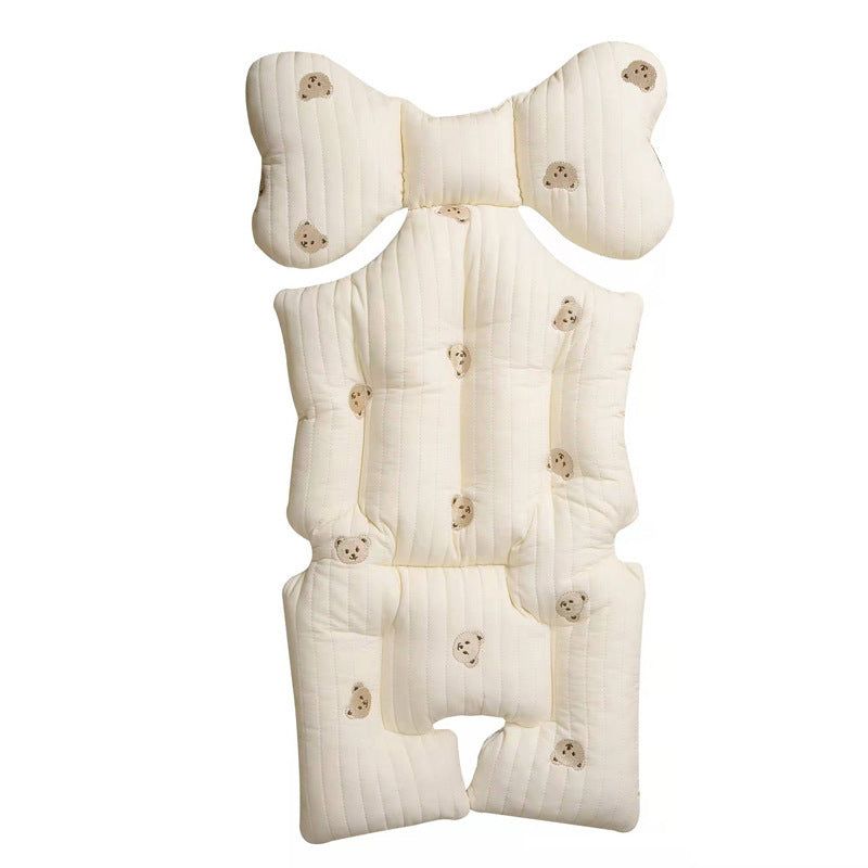 image-Baby Stroller Seat Cushion - Anti-Hunchback 70*39CM