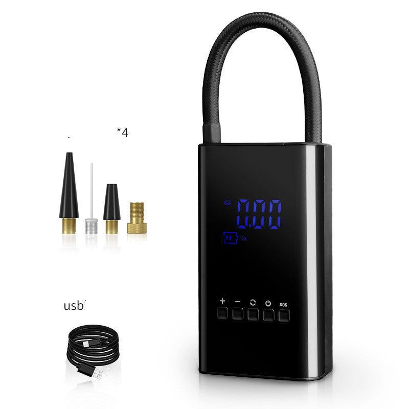 image-Car Mini Portable Smart Wireless Digital Inflator - 60W USB Rechargeable 