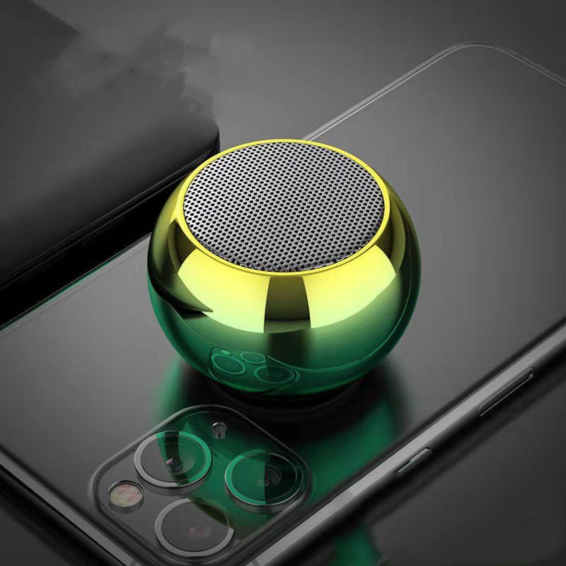 image-Wireless Bluetooth Speaker - Mini Portable Metal Stereo Outdoor
