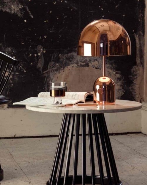 image-Bell LED Table Lamp - Large Dimmable Modern Bedside Lamp