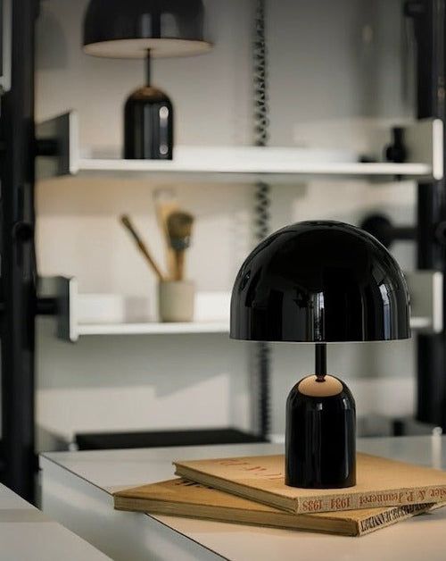 image-Bell LED Table Lamp - Large Dimmable Modern Bedside Lamp