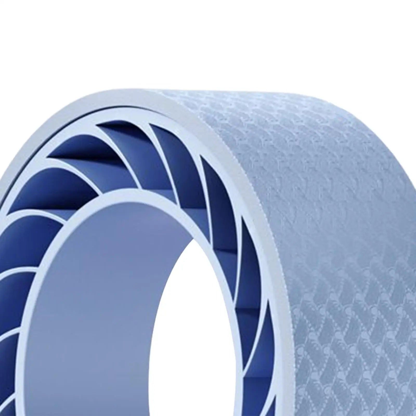 image-Nneoba Yoga Pilates Circle Roller - Blue 32x12cm