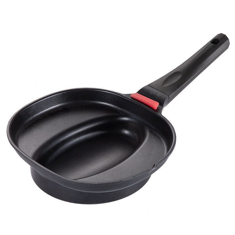 image-Omelette Rice Non-Stick Frying Pan 24cm Black Gas Stove Compatible