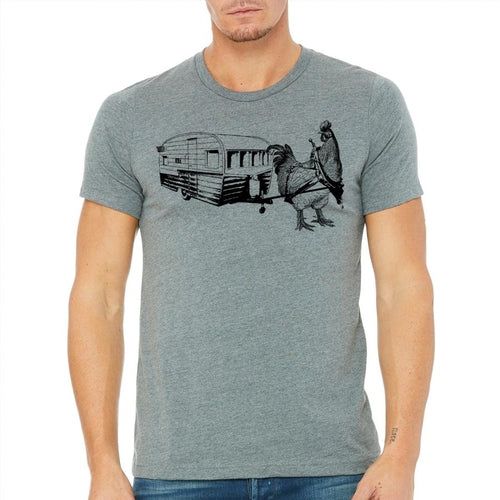 image-Chicken Pulling a Trailer T-Shirt