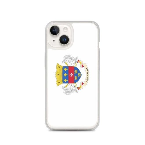 image-iPhone Case Saint-Barthélemy Flag - Clear TPU with Kickstand 