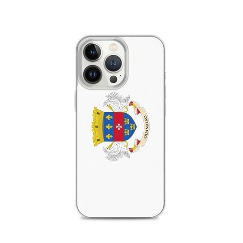 image-iPhone Case Saint-Barthélemy Flag - Clear TPU with Kickstand 