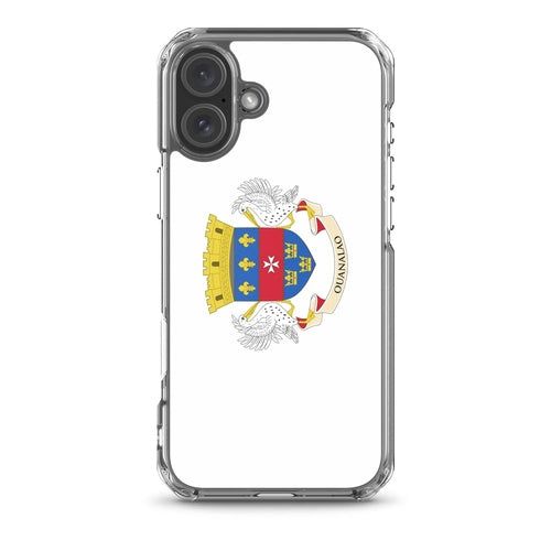 image-iPhone Case Saint-Barthélemy Flag - Clear TPU with Kickstand 