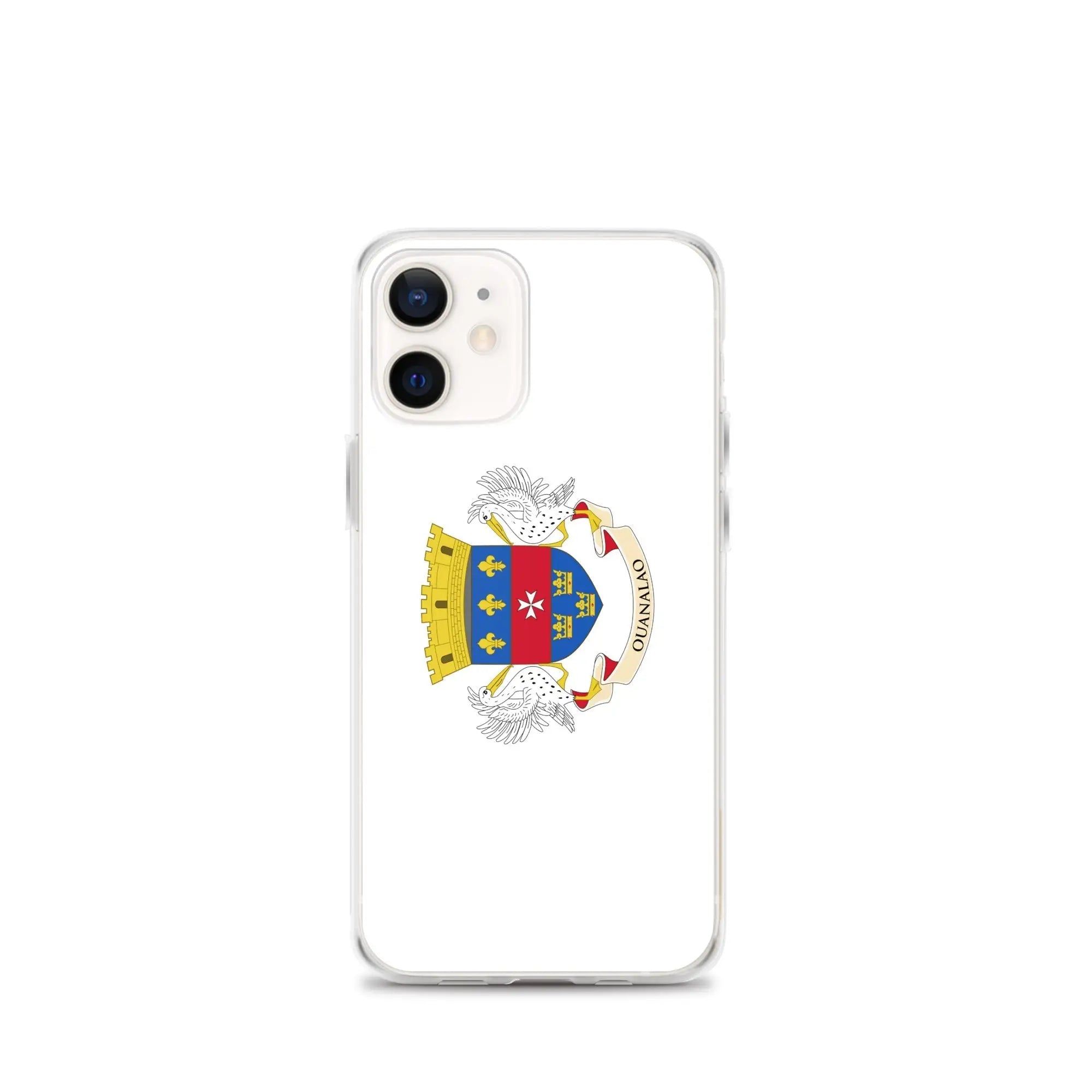 image-iPhone Case Saint-Barthélemy Flag - Clear TPU with Kickstand 