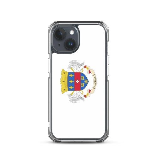 image-iPhone Case Saint-Barthélemy Flag - Clear TPU with Kickstand 