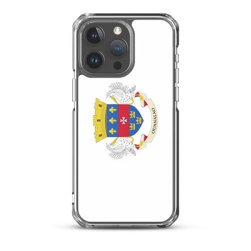 image-iPhone Case Saint-Barthélemy Flag - Clear TPU with Kickstand 