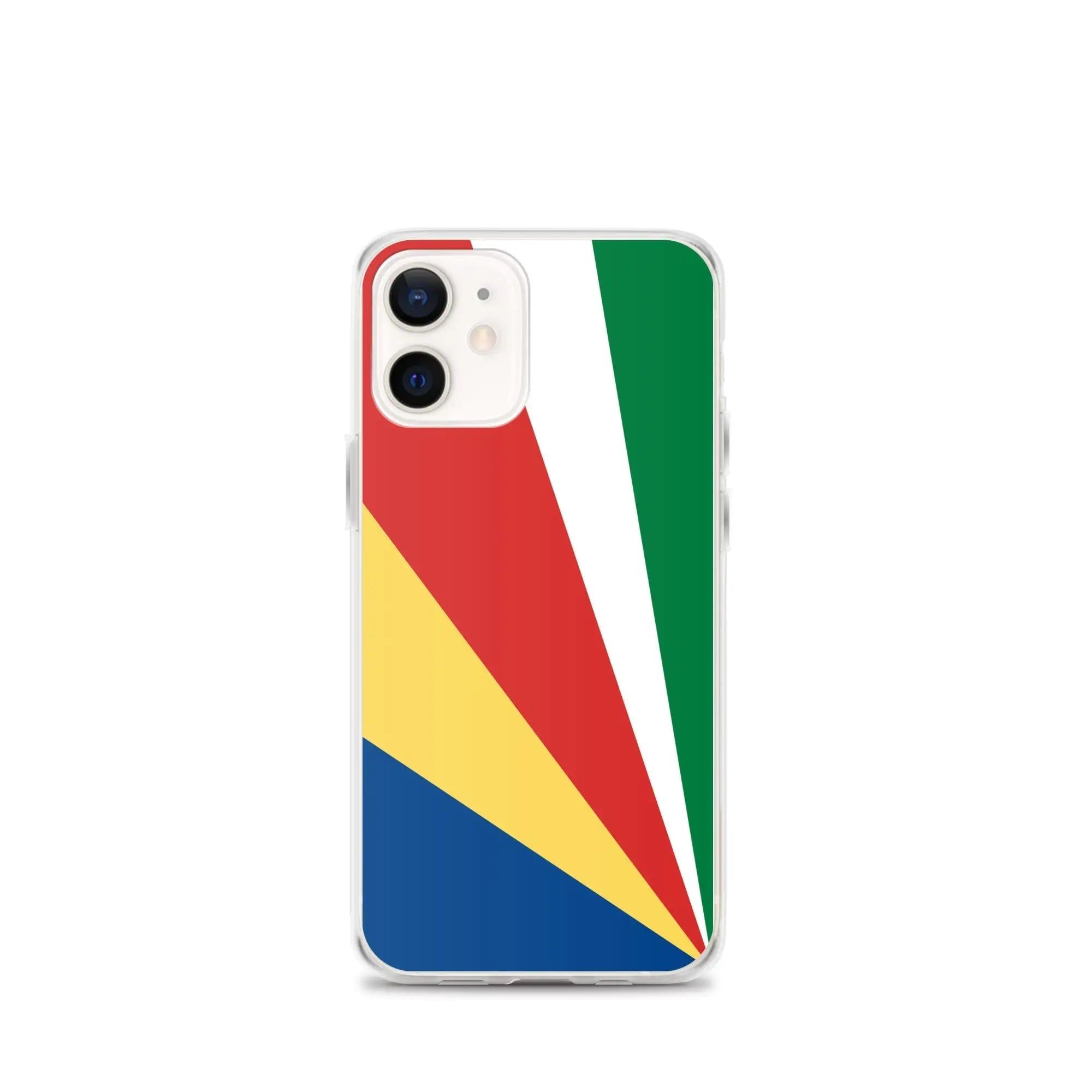 image-Seychelles Flag iPhone Case - Soft TPU Shock-Resistant with Stand
