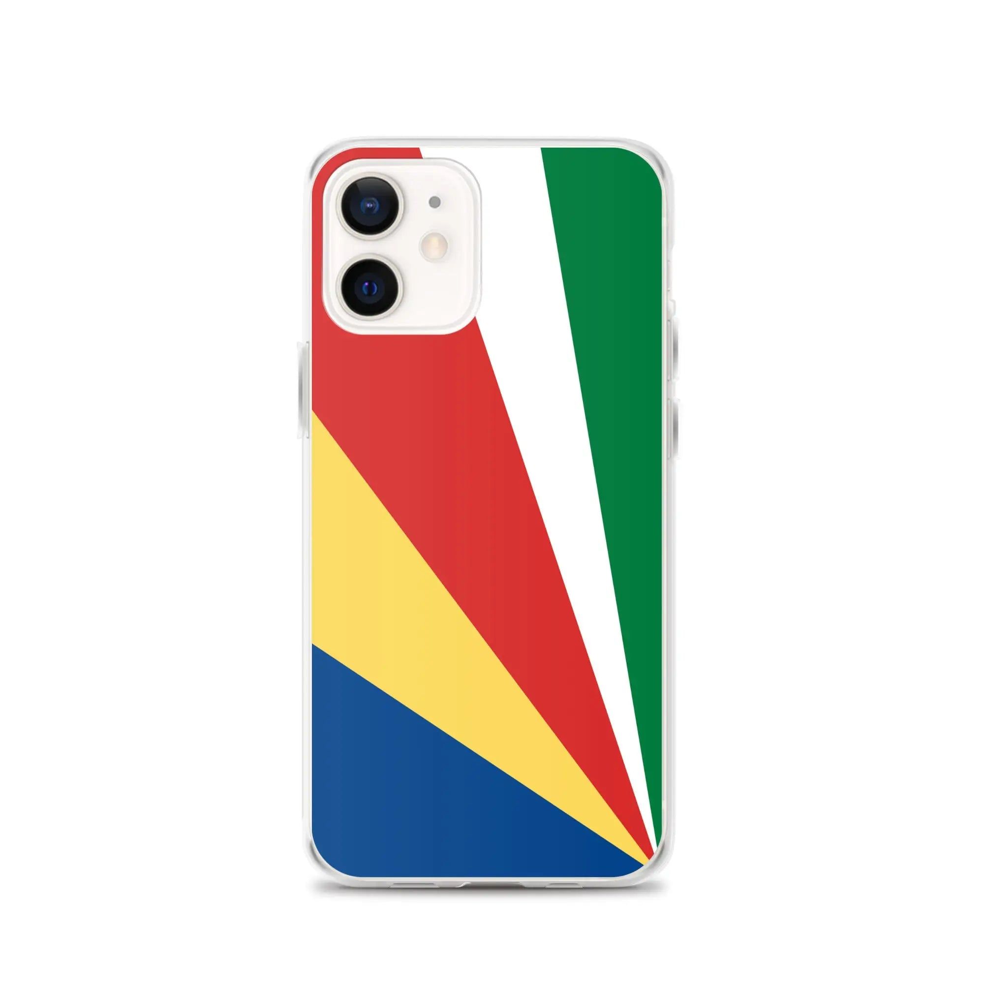 image-Seychelles Flag iPhone Case - Soft TPU Shock-Resistant with Stand