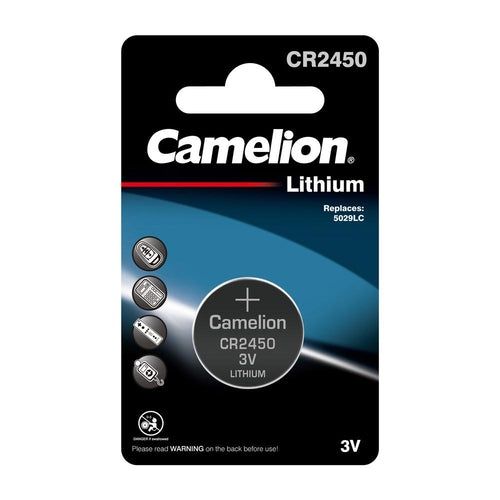 image-Camelion CR2450 3V Lithium Coin Cell Battery
