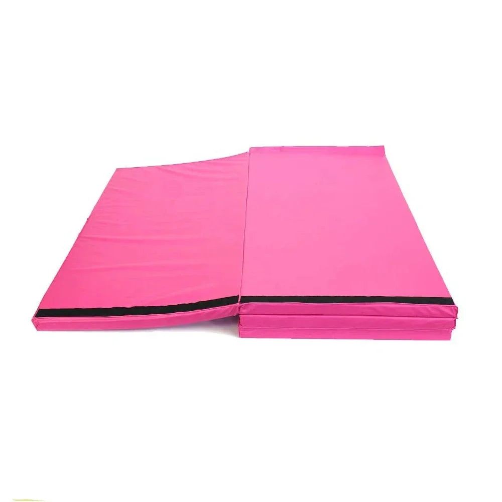 image-Nneoba Folding Foam Gymnastics Mat - Pink 180x150x5cm