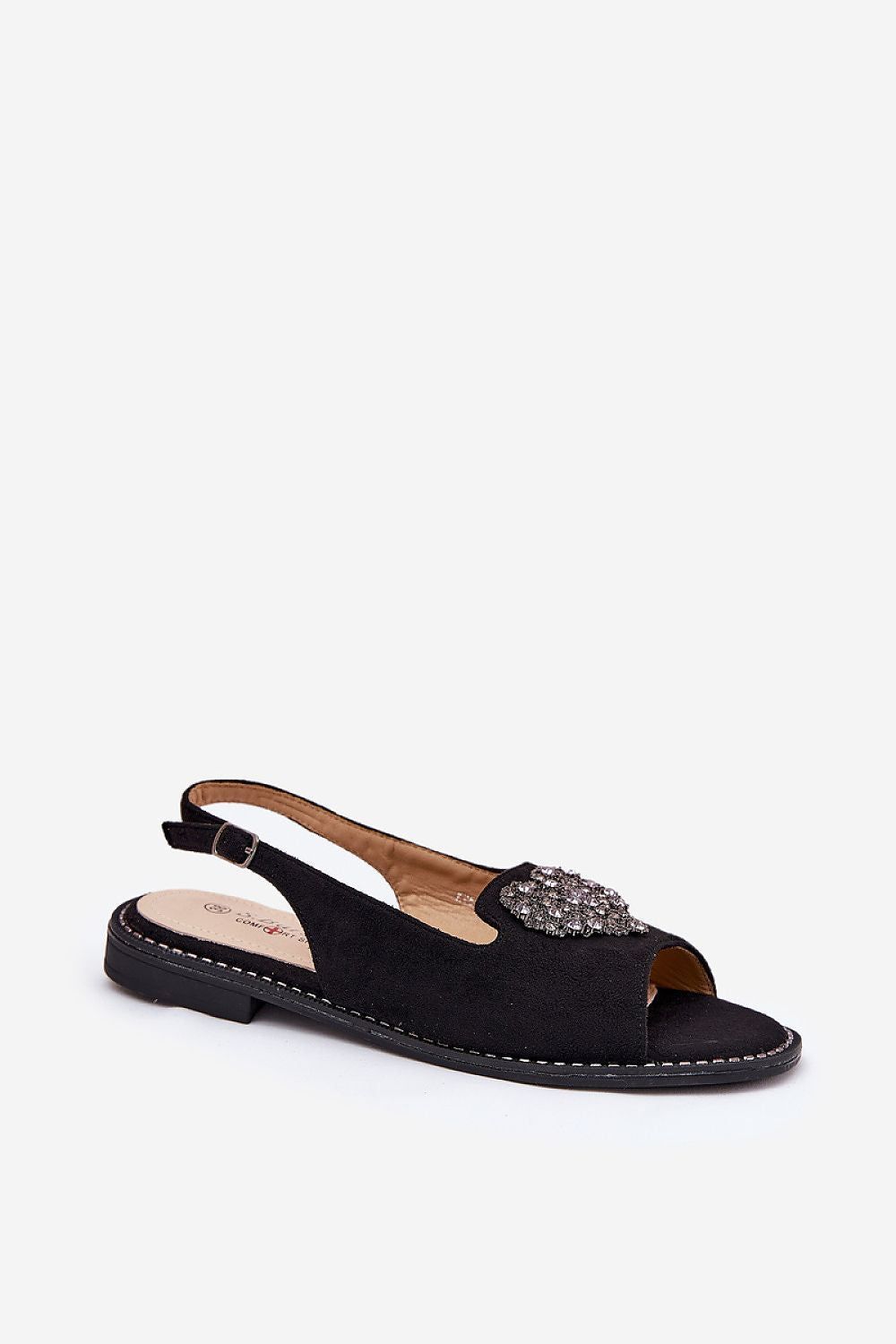 image-S.Barski Women's Sandals with Heart Detail