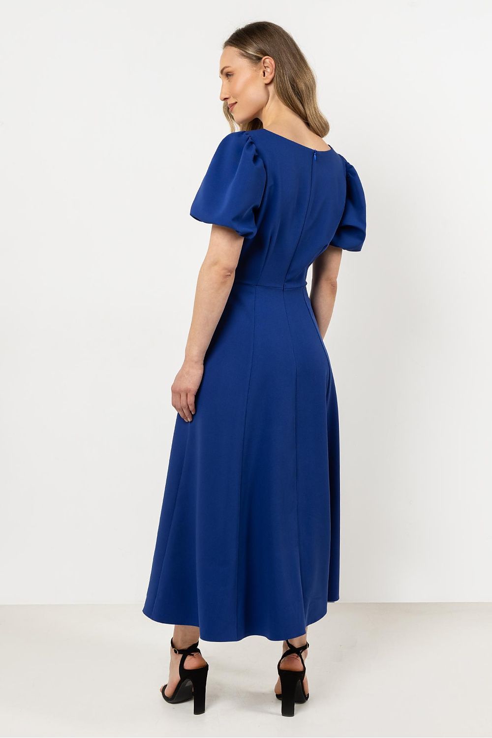 image-Awama Fitted Daydress with Flared Skirt