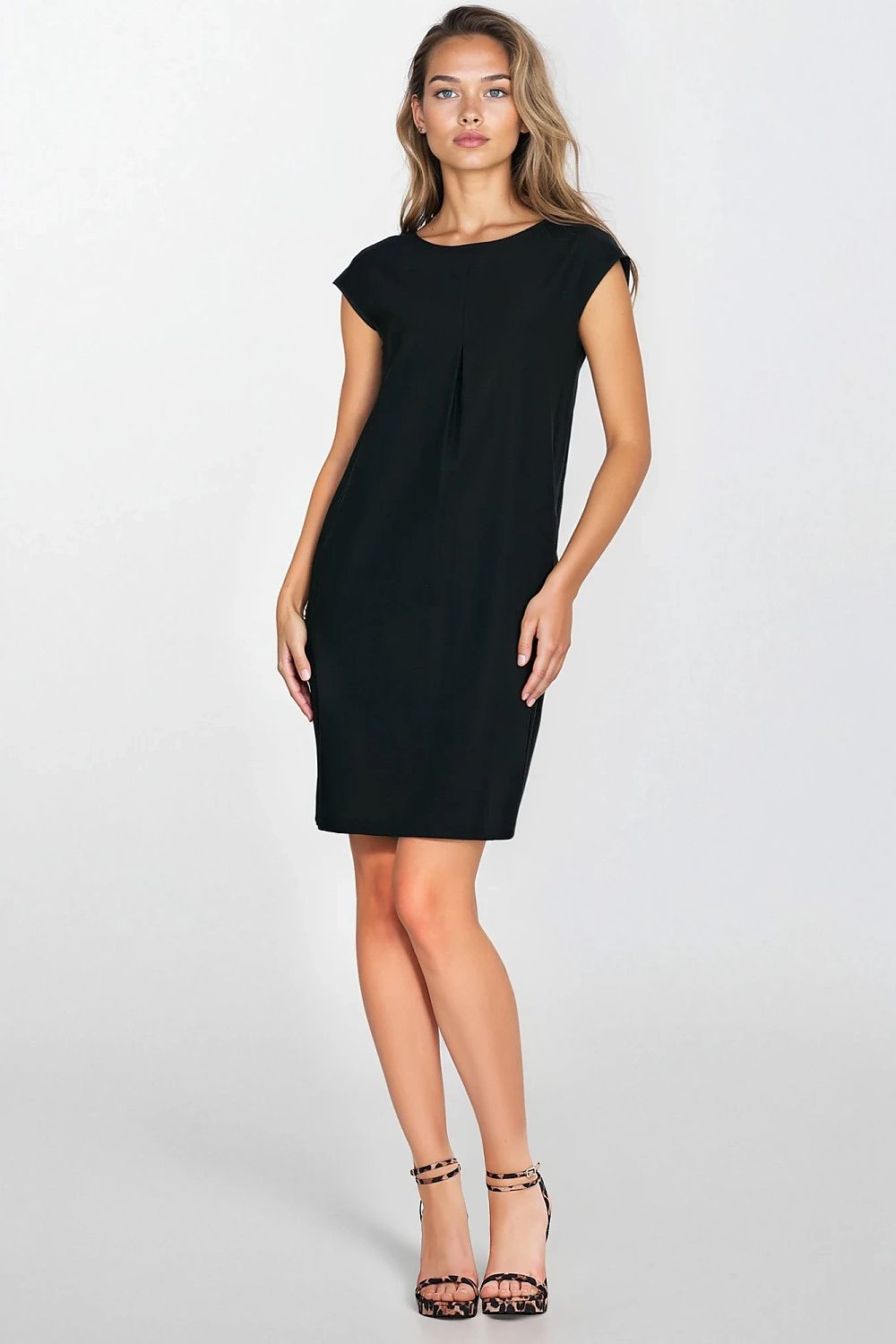 image-Nife Linen Rayon Daydress Knee-Length