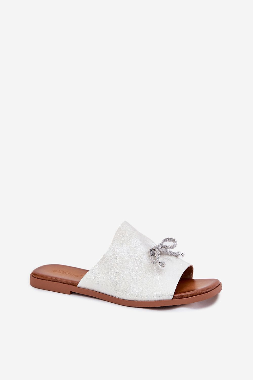 image-Women's Eco-Leather Sandals with Decorative Lacing