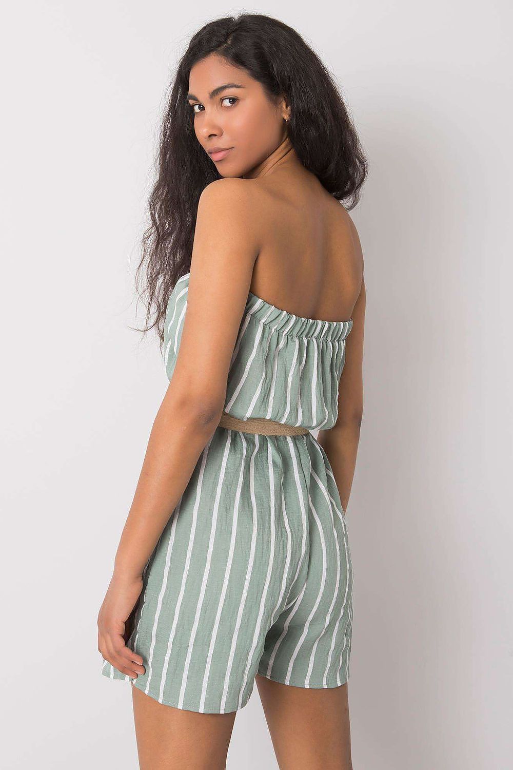image-Rue Paris Striped Casual Jumpsuit