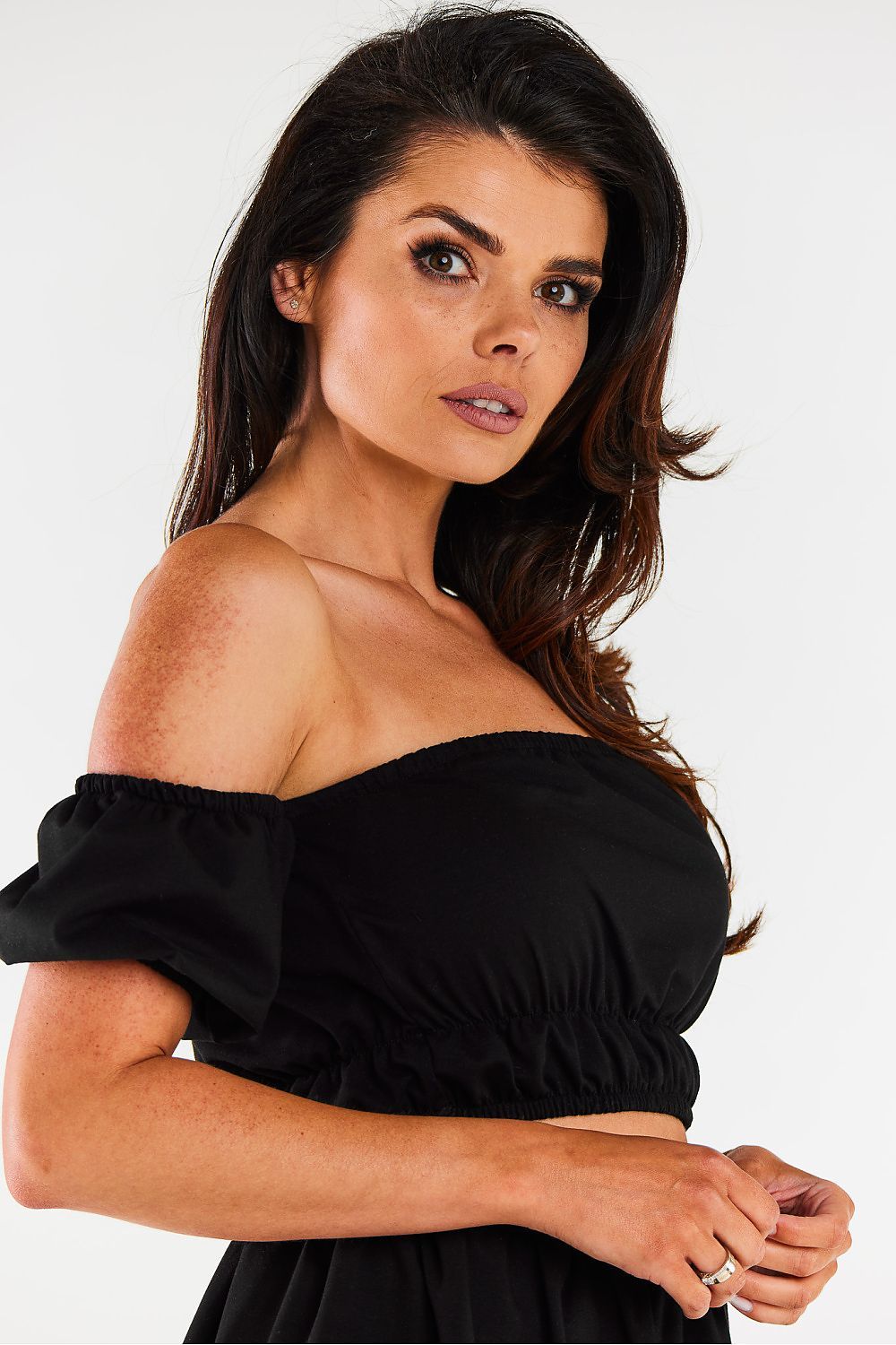 image-Blouse Infinite You Short Sleeve Spanish Neckline 