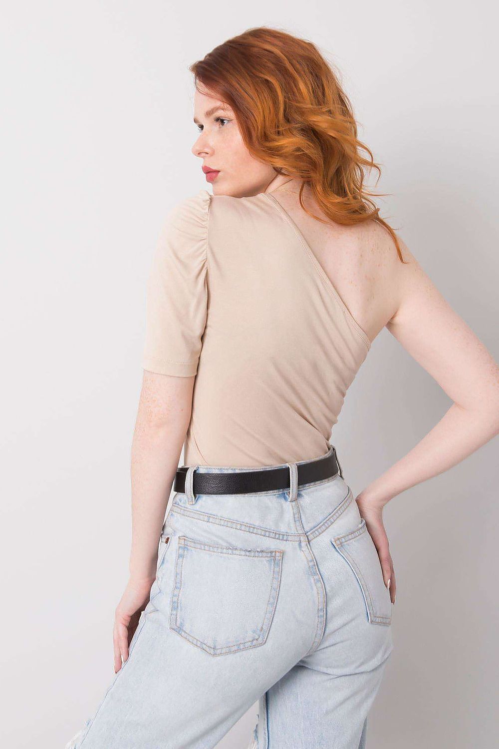 image-Blouse Rue Paris One Sleeve Viscose