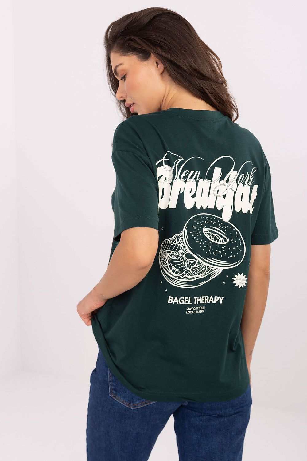 image-Women's Sublevel T-Shirt Cotton Print 